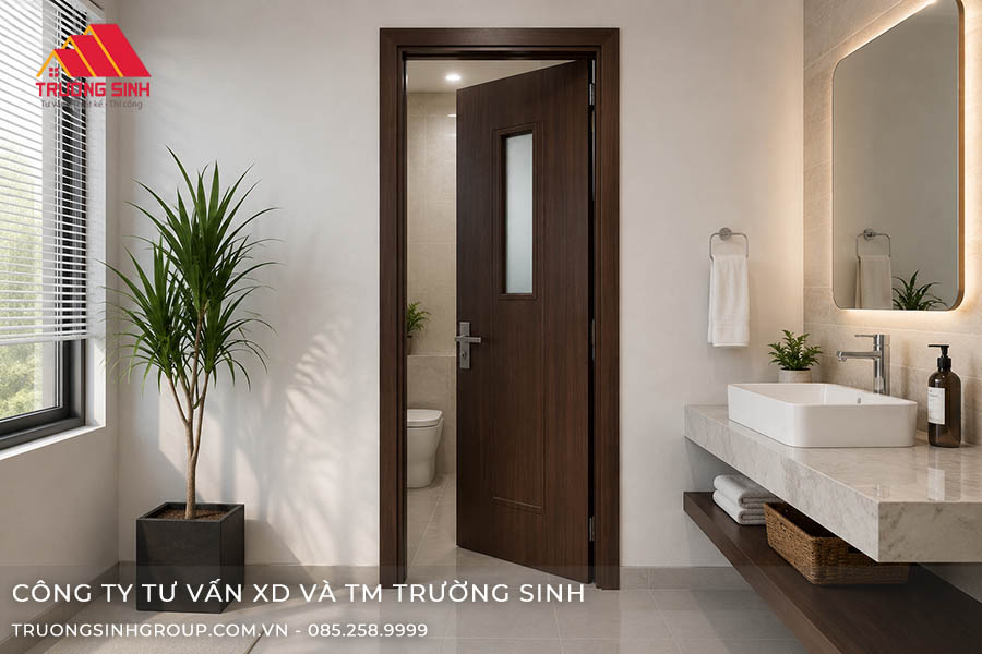 Ưu điểm cửa nhựa Composite nhà vệ sinh